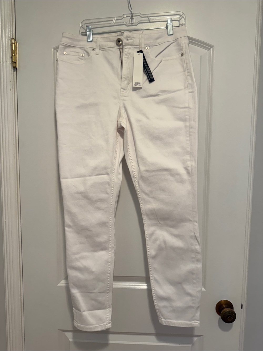 Vineyard Vines High Rise Skinny Ankle White